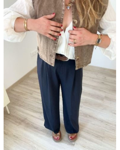Pantalon habille bleu marine