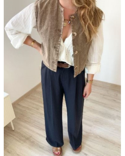 Pantalon habille bleu marine