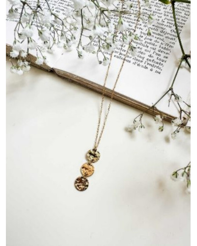 Collier à pampilles rondes