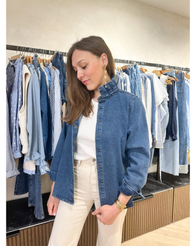 veste en jean 