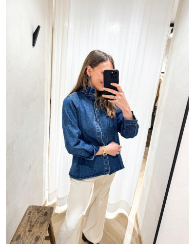 veste en jean 