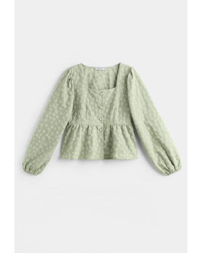 Blouse Adèle vert sauge