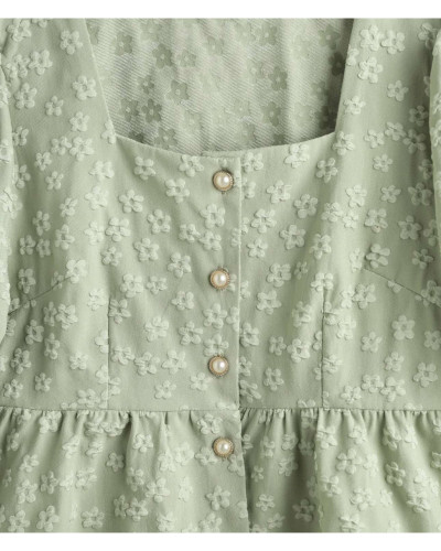 Blouse Adèle vert sauge