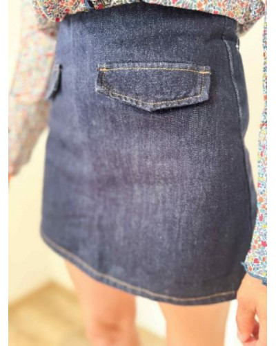 Jupe short jean brut, le MUST HAVE de votre dressing d'automne !