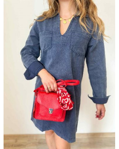 Robe jean bleu denim / -10% avec BIENVENUE10