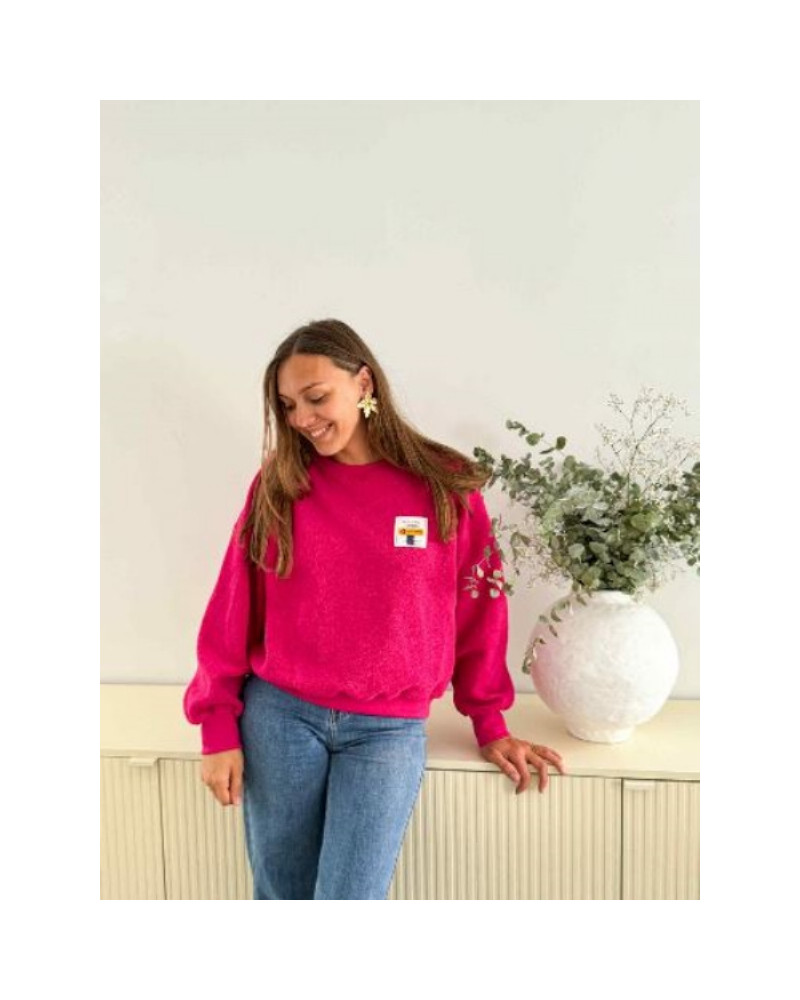 Pull sweat fushia tendance automne 2025