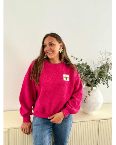 Pull sweat fushia tendance automne 2025