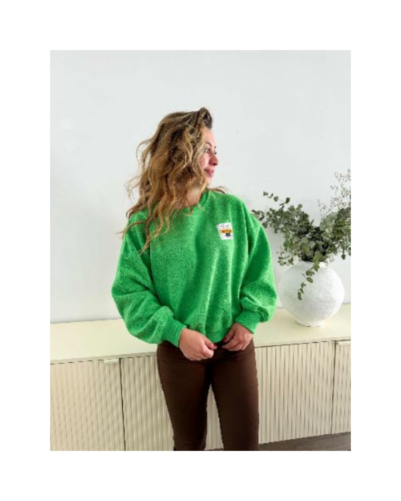 Pull sweat vert fluo - Les pulls tendances de l'automne