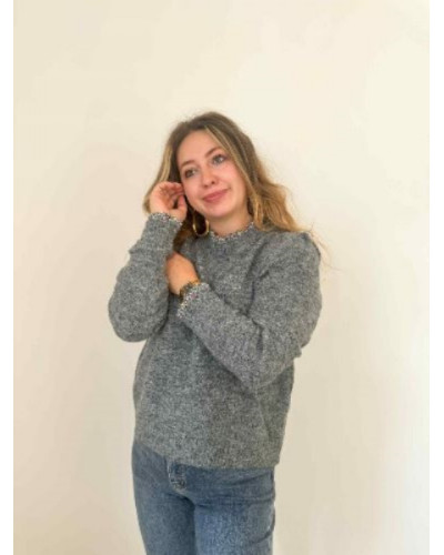 Pull gris liberty - Le must have de l'automne hiver 2025 !