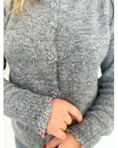 Pull gris liberty - Le must have de l'automne hiver 2025 !
