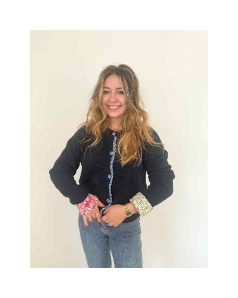 Gilet marine liberty - Un pull simple mais qui claque !