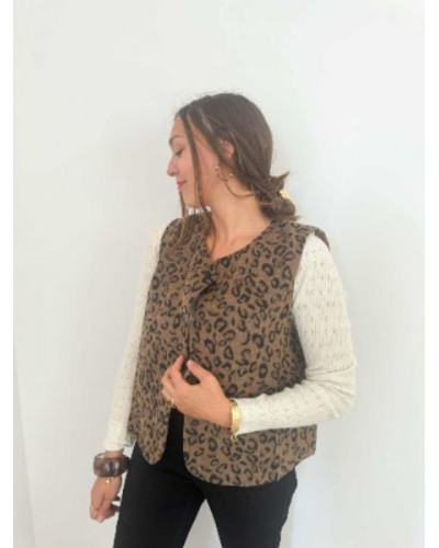 Veste sans manches léopard - La pièce phare de cet automne !