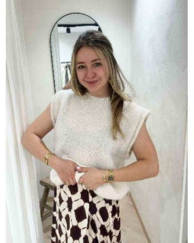Pull sans manche flowers - Les basics intemporels de l'automne.