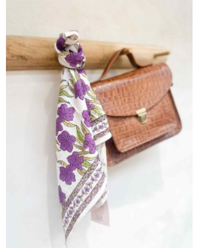 Foulard Jaipur Lavande 100 cm