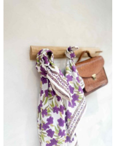 Foulard Jaipur Lavande 100 cm