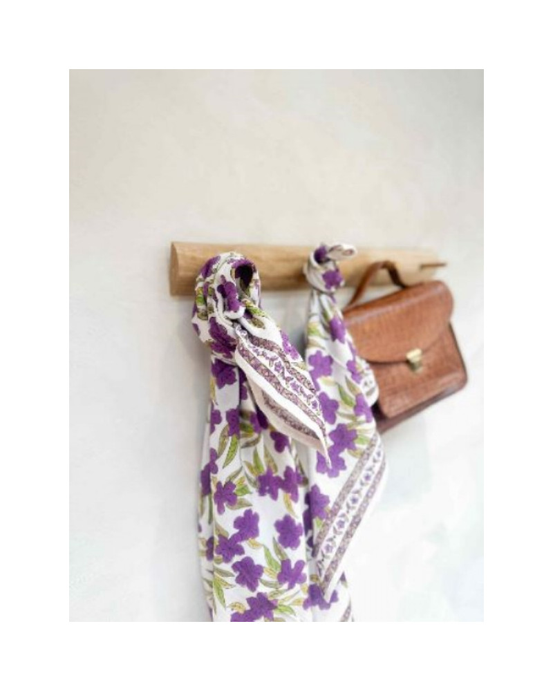 Foulard Jaipur Lavande 100 cm