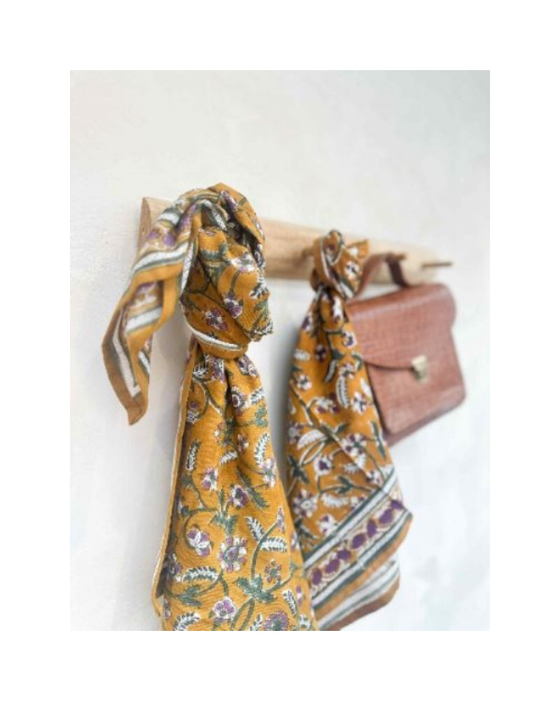 Foulard Delhi Cumin 100 cm