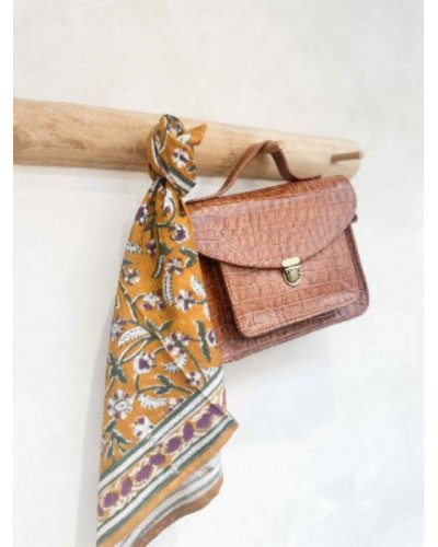 Foulard Delhi Cumin 50 cm