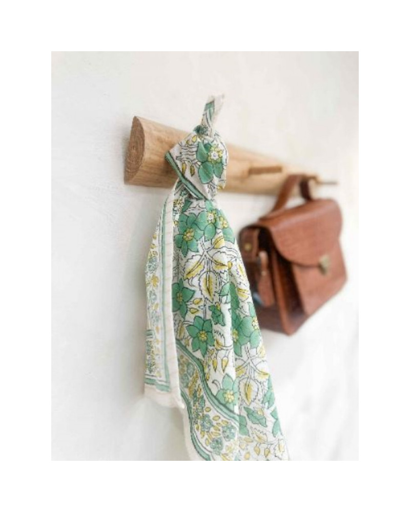Foulard Lurex Vert Anis 50 cm