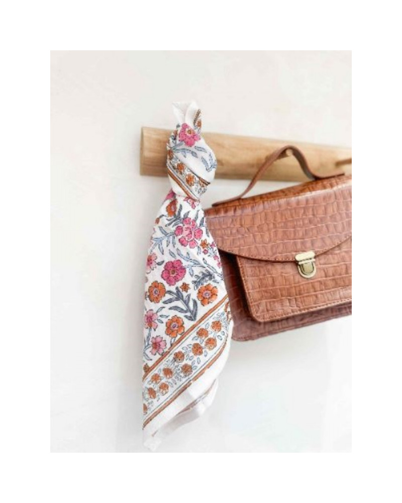 Foulard Delhi Azur 50 cm