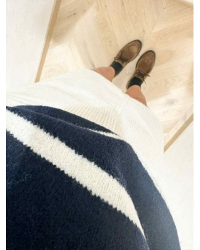 Jupe velours blanche