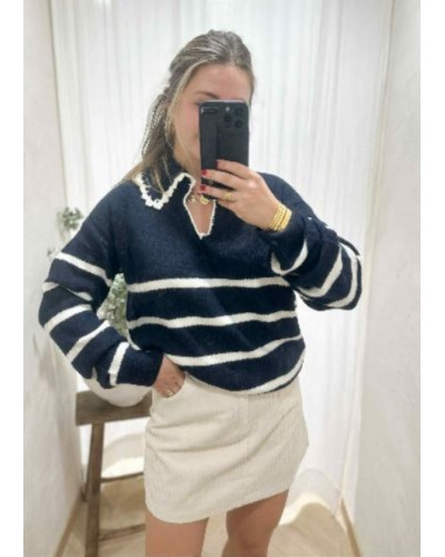 Jupe velours blanche