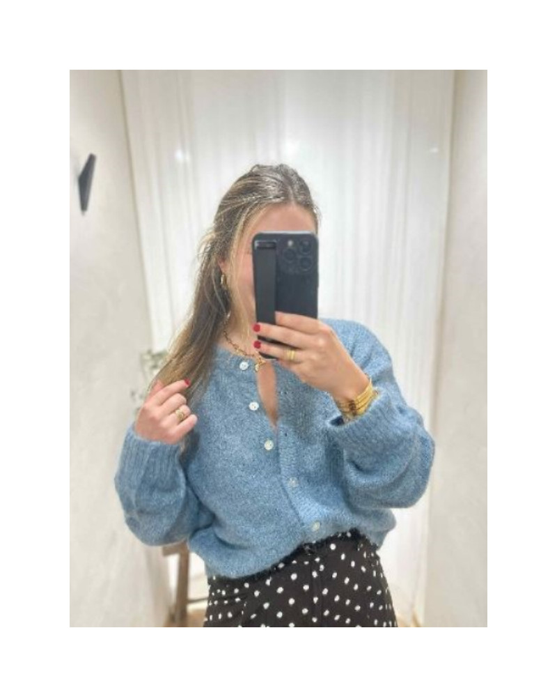 Gilet bleu 