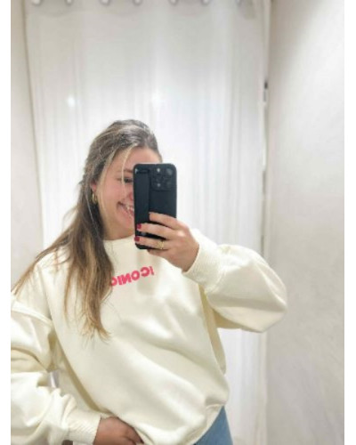 Sweat ICONIC beige tout doux ! Tendance de l'hiver 2025