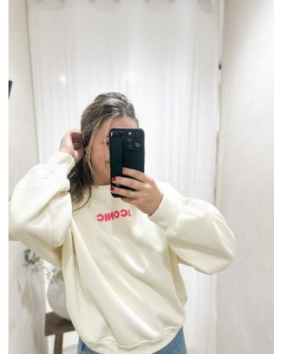 Sweat ICONIC beige tout doux ! Tendance de l'hiver 2025