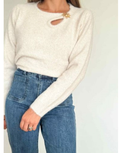 Pull soleil - Beige