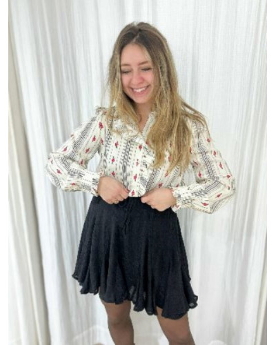 Jupe fluide - Noir - Un look feminin et tendance