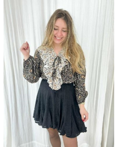 Jupe fluide - Noir - Un look feminin et tendance