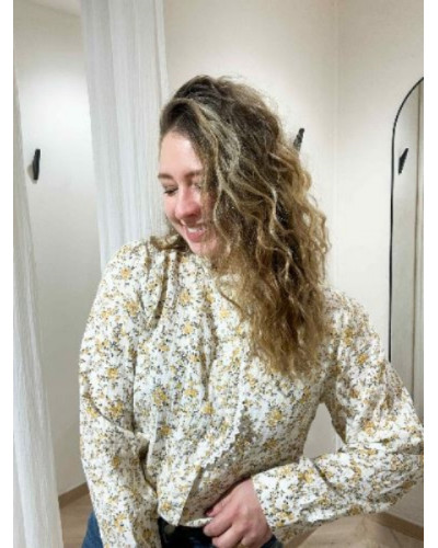 Blouse gaze de coton fleurs - Les classiques de l'automne