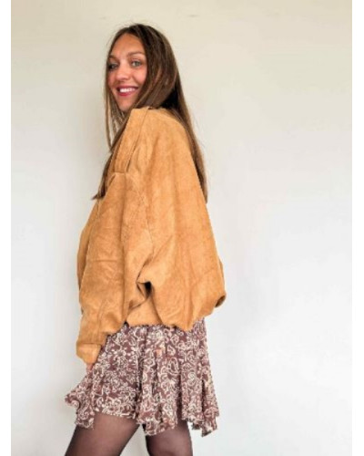 Veste camel oversize - La veste coupe ballon par excellence!