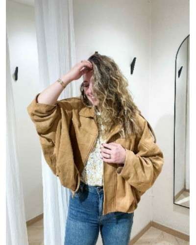 Veste camel oversize - La veste coupe ballon par excellence!