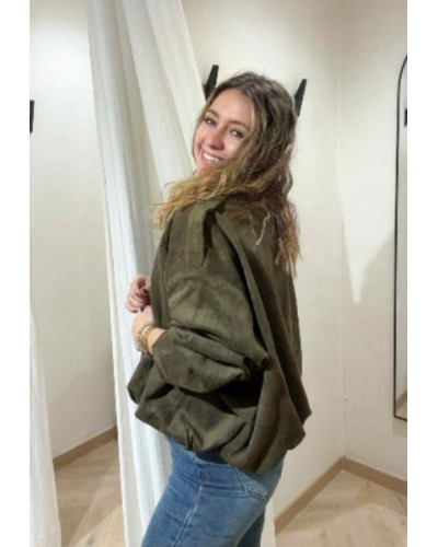 Veste ballon kaki femme – Style décontracté & tendance | L’Atelier de Clémence
