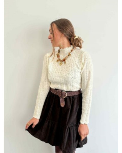 Pull écru