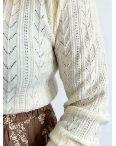 Pull écru