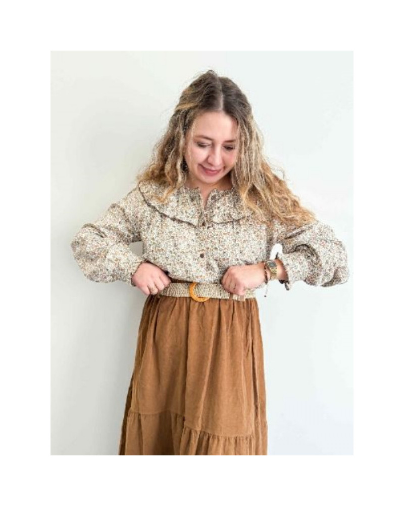 Blouse imprimée fleurs