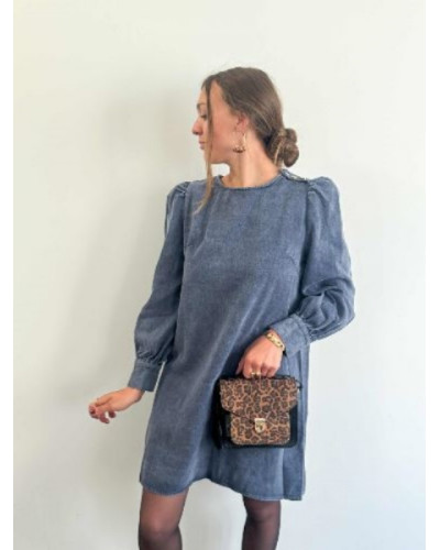 Robe en jeans marine