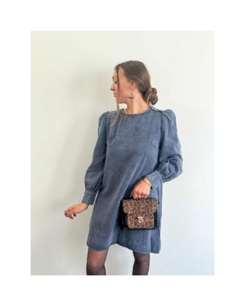 Robe en jeans marine