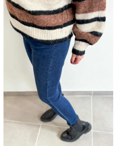 jean skinny slim delave bleu foncé - Hyper agréable