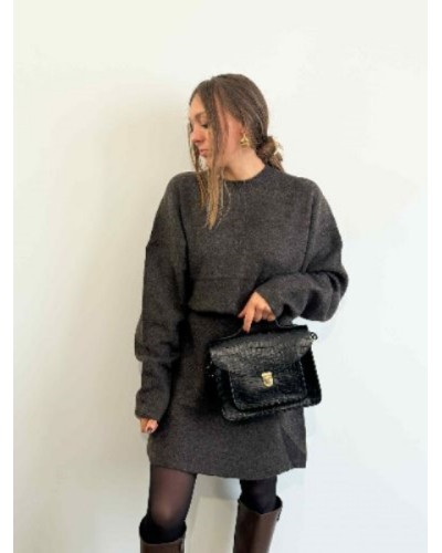 Ensemble maille marron