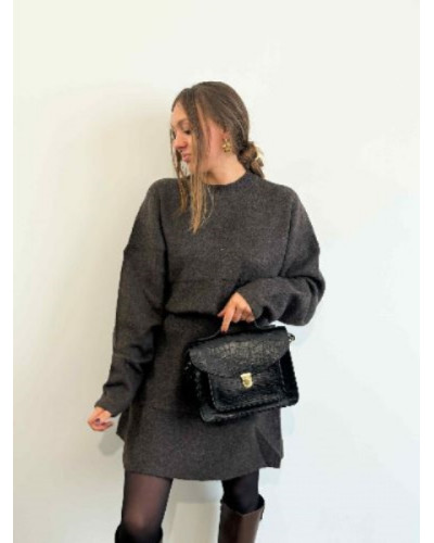 Ensemble maille marron