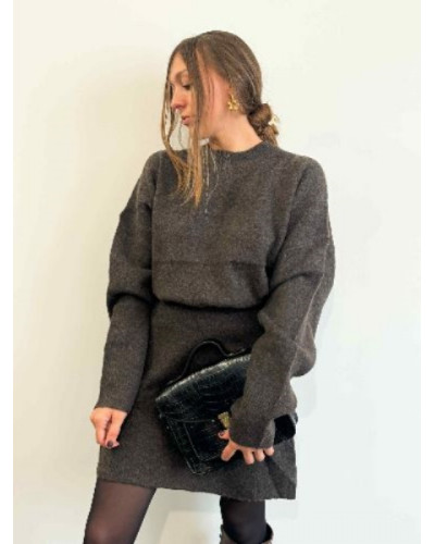 Ensemble maille marron