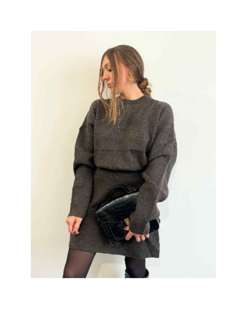 Ensemble maille marron
