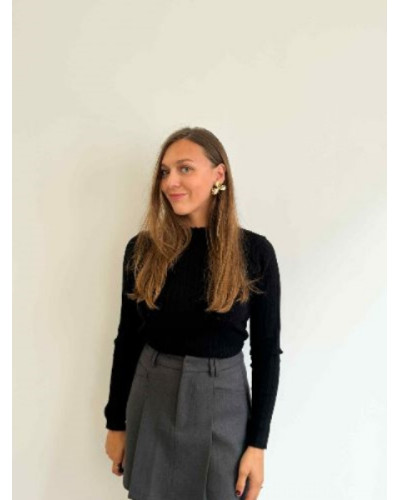 Pull ajouré - Noir