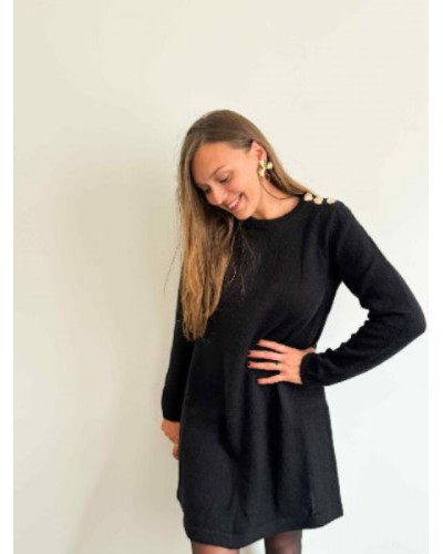 Robe pull noir 