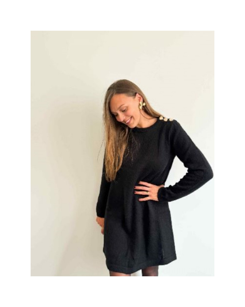 Robe pull noir 
