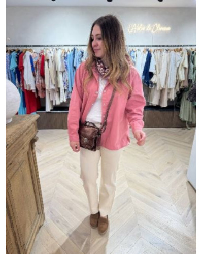 Sur chemise Nina vieux rose